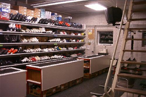Interieur Schaatsshop